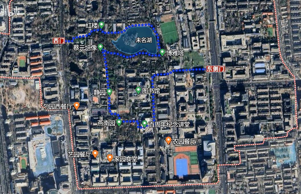 北京大学校园地图