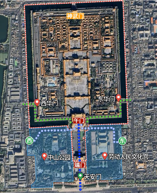 快速入场路线示意